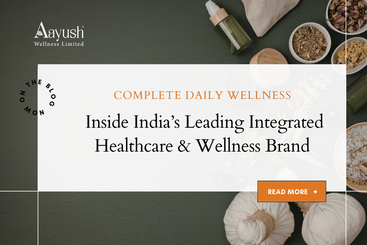 Aayush Wellness integrated healthcare and daily wellness banner