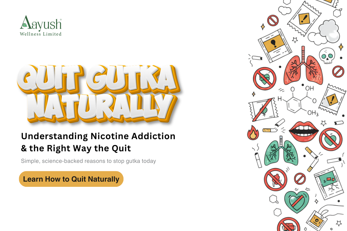 “Quit gutka naturally with science-backed nicotine addiction awareness”
