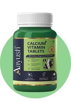 Aayush Wellness Calcium+ Vitamins Tablets